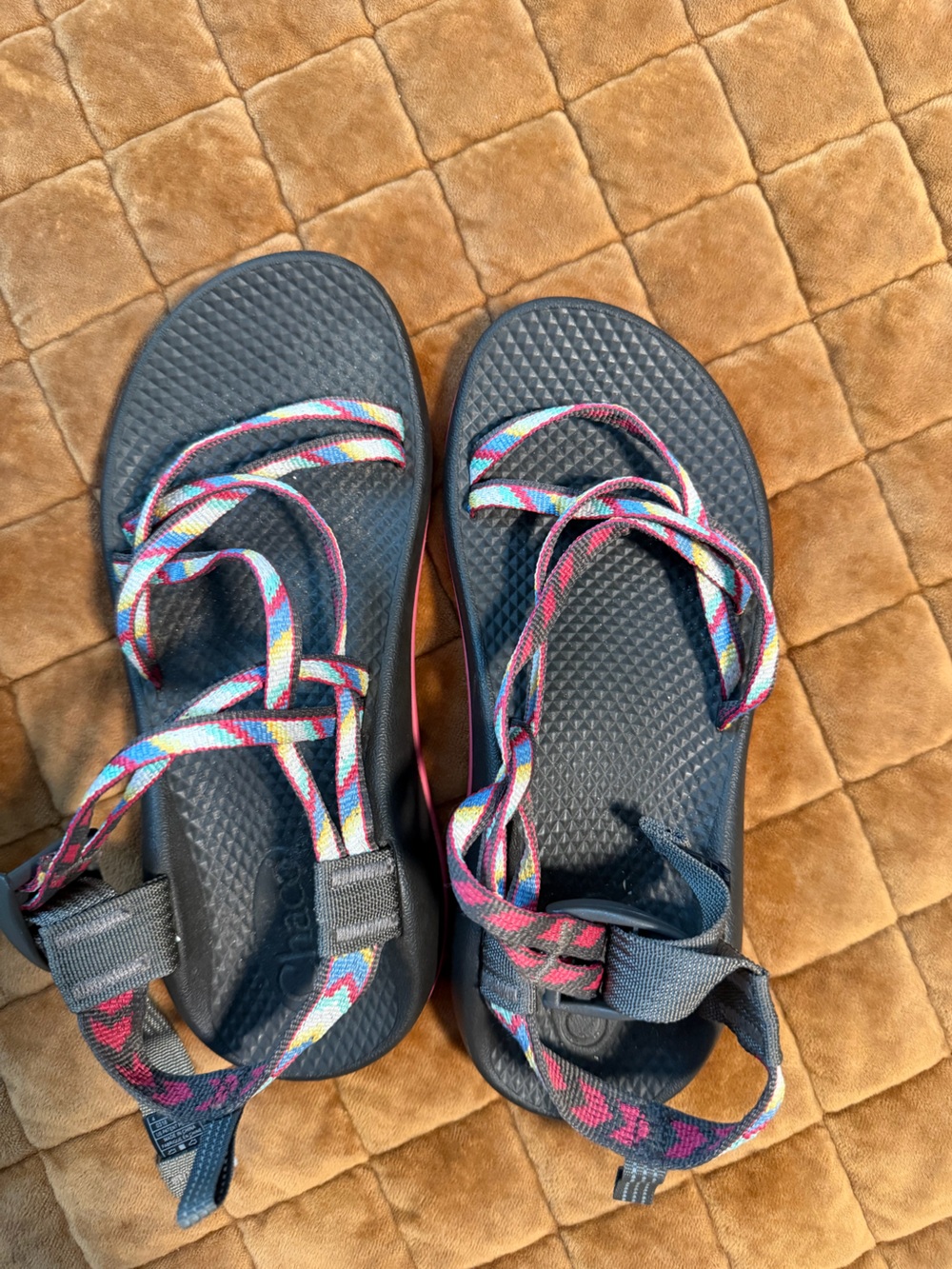 Kids Chaco Multicolor Strap Sandals - Comfortable Outdoor Footbed